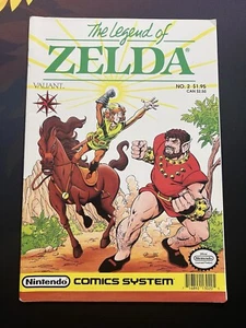 Link The Legend Of Zelda Valiant Vol. 1 No. 2 1990 Nintendo Comics System - Picture 1 of 6