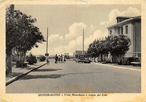 1751) MONDRAGONE VIALE MARECHIARO E VEDUTA DEL LIDO. ANIMATA CASERTA. VIAGGIATA - Imagen 1 de 2