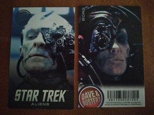 Dave & Buster's Star Trek Aliens Borg Trading Card (1)