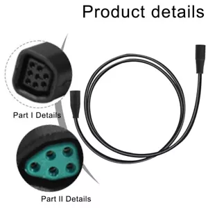 Waterproof 1T1 Connection Cable for Bafang Midmotor Models M500 For M600 - Picture 1 of 9