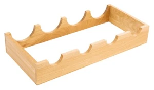 European Oak Wine Rack Clear Lacquered Finish Suitable 500 mm Cabinet - Picture 1 of 3