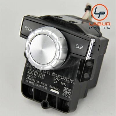 W218 12-16 Mercedes CLS SLK Class Console Head Unit Controller Knob Switch B142 - Image 1 of 4