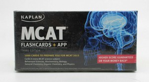 Kaplan MCAT Flashcard Karten plus App NEU  A