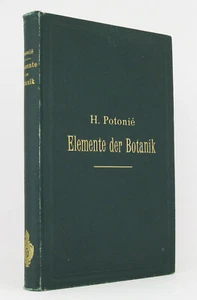 Henry Potonié: Elementos de la botánica | Editorial Springer (3. Edición 1894) - Imagen 1 de 9