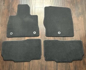 Ford Black Carpet Floor Mats Set Of 4 Genuine OEM GZ03A GOOD - Picture 1 of 10