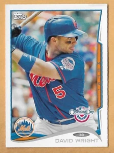 DAVID WRIGHT NEW YORK METS #134 - TOPPS OPENING DAY NM-MT 2014 - Picture 1 of 2