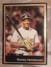 1991 BALLSTREET MAGAZINE CARDS RICKEY HENDERSON OAKLAND ATHLETICS #18