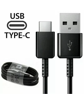 2 Pack Black USB Type-C Cable For iPhone & Android Devices - Picture 1 of 4
