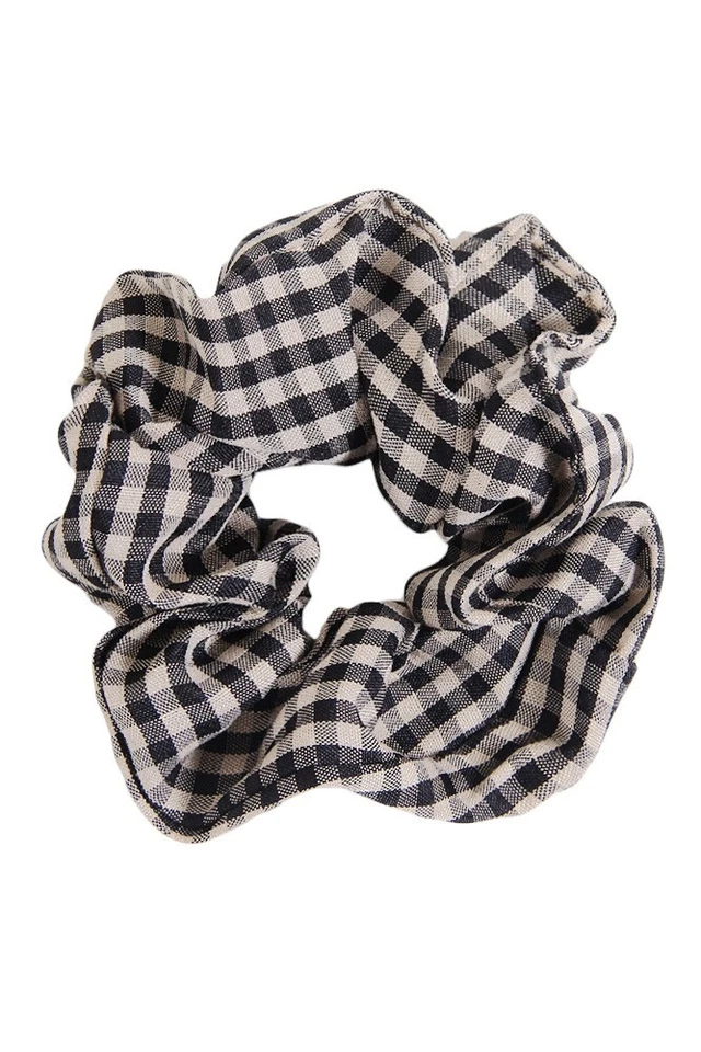 Do Everything in Love Women Teen Fashion Soft Gingham Ponytail Hair Scrunchie - Image 1 of 1