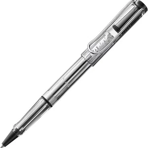 LAMY Safari Transparent  1224923 -312 Medium Nib Roller Pen  Blue Ink -NEW - Picture 1 of 3