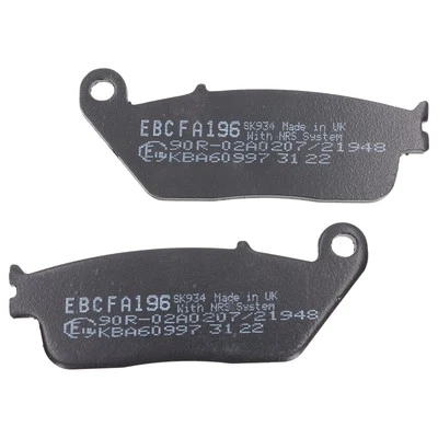 EBC Garnitures De Frein FA196 pour Daelim VT Vs Vl Vj Vjf 125 Honda 250 500 600 - Photo 1/4