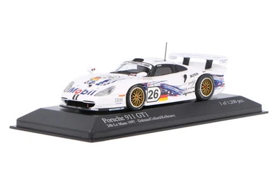 1/43 PORSCHE 911 GT1 #26 24H LE MANS 1997 MINICHAMPS 430976826 EXTRMELY RARE - Immagine 1 di 2