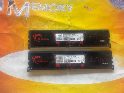 G.Skill PC4-19200 16GB (2x8GB) DDR4 2400MHz Desktop Memory Ram F4-2400C17S-8GIS - Image 1 of 3