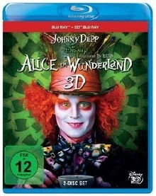 Alice im Wunderland (+ 3D Blu-ray) [Blu-ray] von Bur... | DVD | Zustand sehr gut - Bild 1 von 2