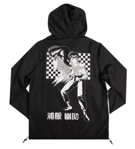 Yu Yu Hakusho Yusuke Black & White Anorak Atsuko (Factory Color Bleed Error) - Picture 1 of 6