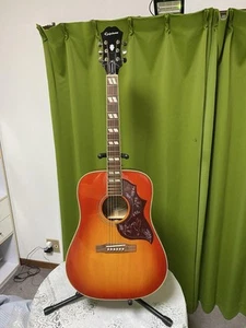 Epiphone By Gibson Hummingbird Studio Acoustic Electric Guitar Sound Output Ok S - Picture 1 of 12