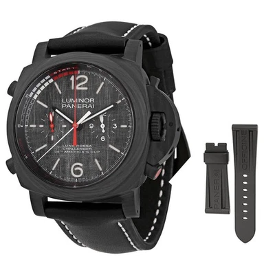 Reloj para hombre Panerai Luminor Luna Rossa Regatta cronógrafo automático esfera gris Foto 1 de 4