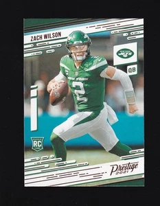 2021 Chronicles Prestige Zach Wilson Rookie #202 New York Jets - Picture 1 of 2
