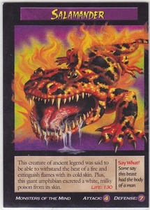 Salamander (Mythical Greek Beast) Weird & Wild Creatures TCG Trading Card - Picture 1 of 1