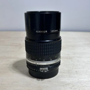 Vintage NIKON AI NIKKOR 135mm F2.8 MF Teleobjektiv F Mount JAPAN FOR PARTS - Bild 1 von 7