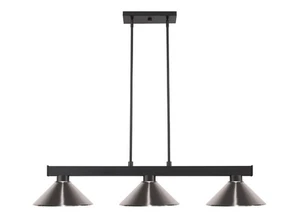 Cobalt 3-Light Linear Pendant Light In Matte Black - Picture 1 of 1