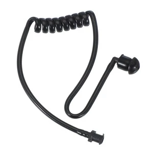 Earpiece Acoustic Tube Replacement for Walkie Talkie Headsets, Black - Zdjęcie 1 z 7