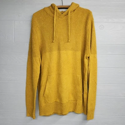 Suéter con capucha tejido de gran tamaño amarillo American Eagle Outfitters para mujer XL NUEVO CON ETIQUETAS  Foto 1 de 4