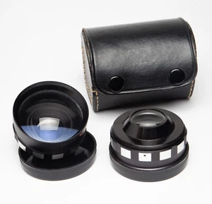 Sears 52mm Weitwinkel & Tele Zusatzobjektiv Set mit Etui (Made in Japan) - Bild 1 von 10