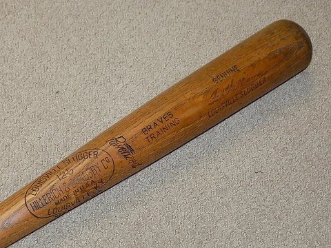 Ted Williams H&B Game Bat Boston Red Sox HOF Cover