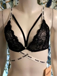 New Missguided Women's Black Babe Power Lace Harness Bra UK 8 - Picture 1 of 7