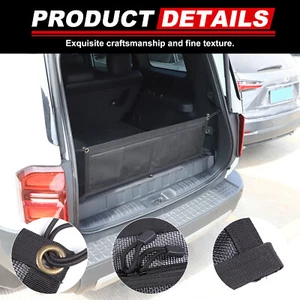 Trunk Mesh Cargo Storage Net Pocket For Toyota Prado Land Cruiser LC250 2024+ - Picture 1 of 12