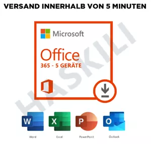 Microsoft Office 365 Plus für bis zu 5 Geräte - LEBENSLANG -Kein Abo! ✅ Händler! - Bild 1 von 1