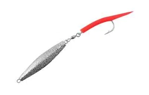JIGGING WORLD HAMMERED DIAMOND JIG CON RED TAIL (ENVÍO GRATIS DENTRO DE EE. UU.) - Imagen 1 de 1