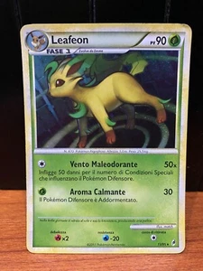CARTA POKEMON LEAFEON 13/95 HOLO RICHIAMO DELLE LEGGENDE 2011 RARA ITALIANO - Imagen 1 de 2
