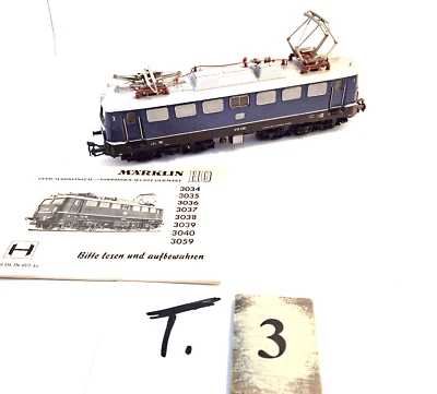 Märklin Elektrolok Nr. 3040 Typ E10 238 OVP  HO 1:87 (Los T 3) getestet - Bild 1 von 4