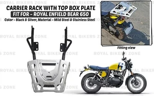 Estante de transporte con tapa "Placa de caja Royal Enfield Bear 650" - Imagen 1 de 16