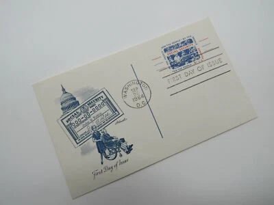 USPS Scott UX51 4c Social Security First Day of Issue G (Good) Postal Card - Image 1 of 4