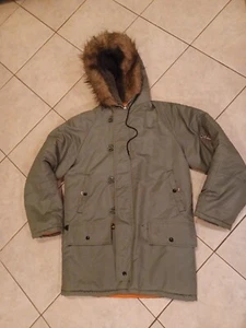 Vintage 70s/80s Military Antarctic Parka Snorkel Type M-9999 Jacket Size XS - Picture 1 of 6