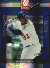 2002 Donruss Elite Aspirations Dodgers Baseball Card #118 Brian Jordan STAR/33