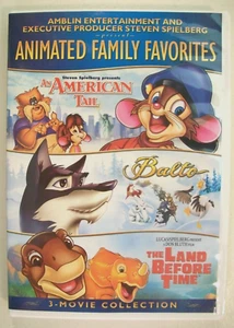 Triple Feature Animated DVD, Balto, The Land Before Time, An American Tail - Picture 1 of 2