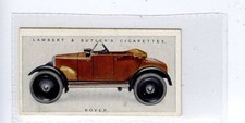 (Jc5919-100)  LAMBERT & BUTLER,MOTOR CARS,ROVER,1911,#6
