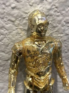 Vintage Star Wars C-3PO Droid 3.75" figure Kenner Shiny Gold Loose Limbs - Picture 1 of 8