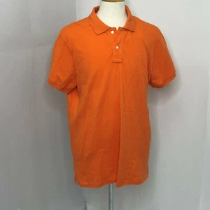 Camisa polo Old Navy para hombre XL cuello con botones algodón naranja manga corta - Imagen 1 de 5
