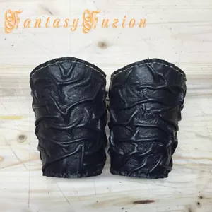 Medieval Sorcerer Wizard Warrior Druid Small Leather CuffS - A Pair - - Picture 1 of 1