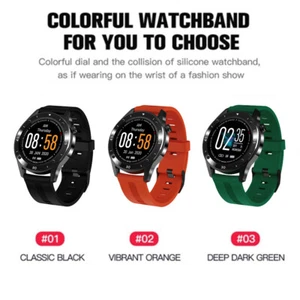 Bluetooth Smart Watches Blood Pressure Heart Rate Sport Activity for IOS Android - Picture 1 of 15