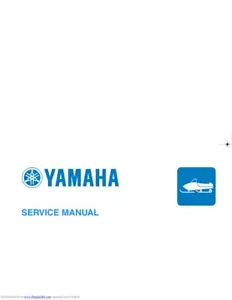 Yamaha PZ50 Snowmobile Service Manual | `2006 | CD OR USB - Picture 1 of 9