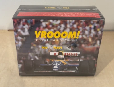Formula 1 1991 VROOM Pro Trac's Racing F1 Factory Sealed Wax Box Ayrton Senna