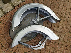 Harley Davidson WL WLA WLC WLD UL EL FLATHEAD Front and Rear Fenders - Bild 1 von 9