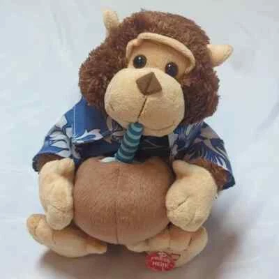 Cuddle Barn Plush Monkey Singing If You Like Pina Coladas Vacation Monty Works  - Image 1 of 4