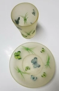 Bathroom accessories 3-piece set with Butterflies Cup, Soap dish and toothbrush - Bild 1 von 7